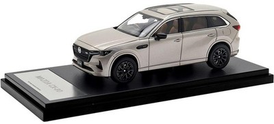 Hi Story 1/43 MAZDA CX-80 (2024) Platinum Quartz Metallic HS494QZ