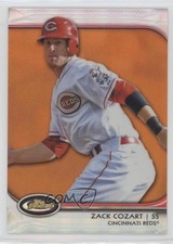2012 Topps Finest Orange Refractor 40/99 Zack Cozart #41 0af
