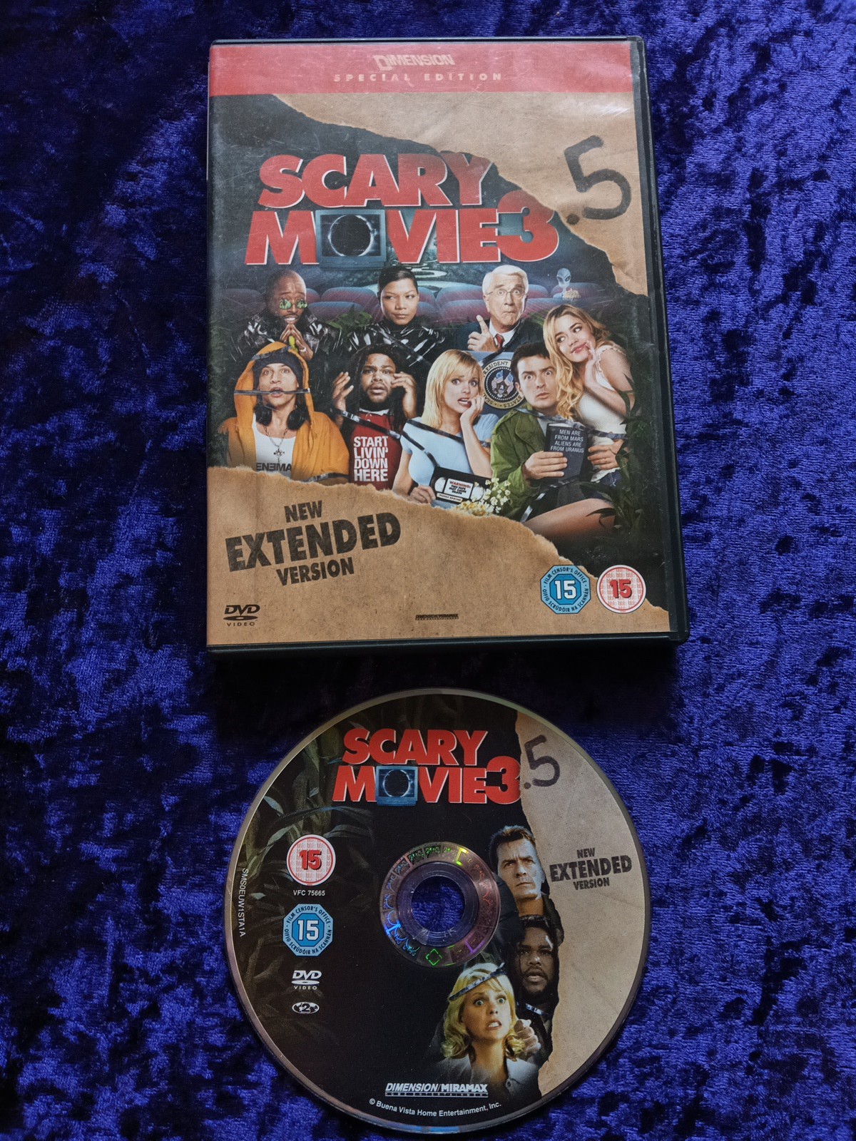 DVD SCARY MOVIE 3.5 EXTENDED VERSION SPECIAL EDITION SHEEN FARIS NIELSON R2
