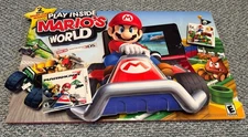 Mario Kart Play Inside Mario’s World 3D Store Display Promo Sign MEGA RARE!