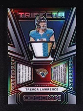 TREVOR LAWRENCE 2023 Obsidian Trifecta "Electric Etch Green" (JAGUARS) #21/25 🔥