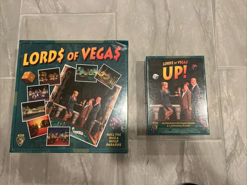 Lords of Vegas and Lords of Vegas Up! Expansion Board Game by Mayfair Games - Image 2 of 2