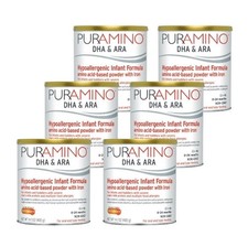 6 Cans Nutramigen PurAmino Infant Formula 14.1oz FAST SHIPPING Exp 2027