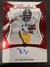 2025 Panini Flawless Ruby Rookie Autograph Kaleb Johnson Steelers 20/20