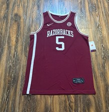 Darius Acuff Jr Arkansas Razorbacks Adult Large Basketball Jersey Brand New
