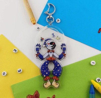 Moon FNAF Shaker Keychain