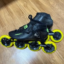 Size 280 Racing Inline Skates - Carbon Material, Excellent Condition