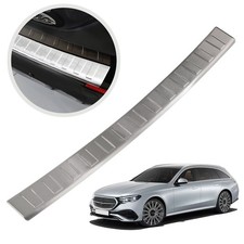 Ladekantenschutz f&uuml;r Mercedes E-Klasse T-Modell (S214) 2023- Silber Geb&uuml;rstet