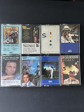 60  s 70  s Cassette Lot 8 Elvis Elton John Chuck Berry Don McLean Rock