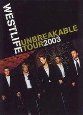 Westlife tour programme Unbreakable Tour UK TOUR PROGRAMME