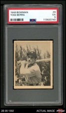 1948 Bowman #6 Yogi Berra Yankees HOF RC PSA 5 - EX