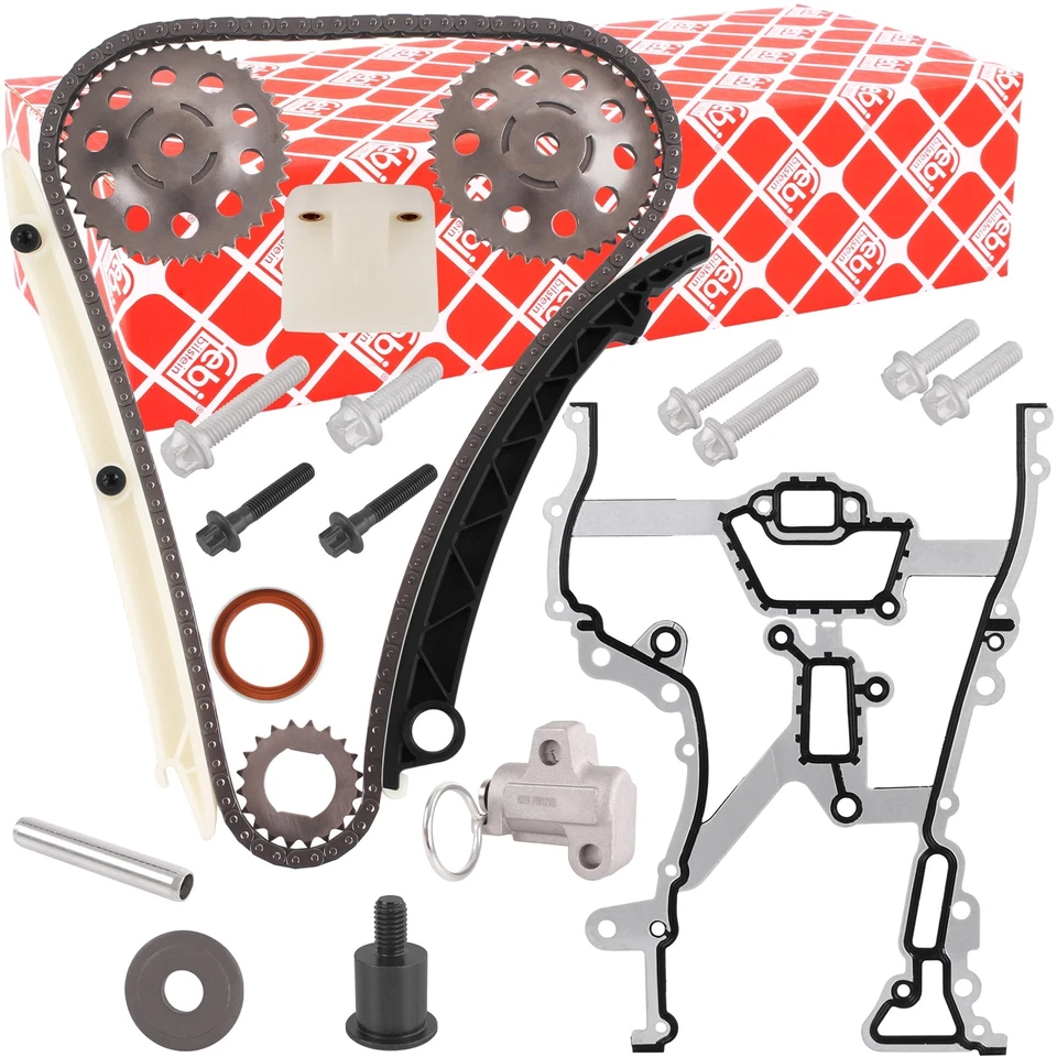 FEBI STEUERKETTENSATZ für OPEL AGILA ASTRA G H CORSA B C D MERIVA 1.0 1.2 1.4 - Bild 1 von 1