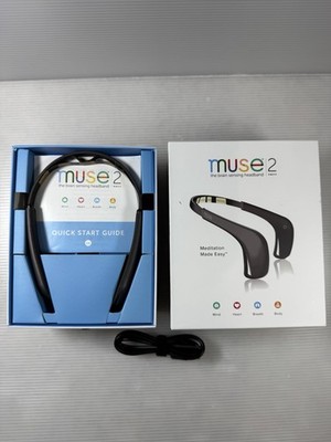 MUSE 2 The Brain Sensing Headband EEG Headband Meditation Tracker MU-03 With Box