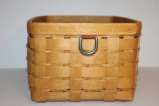 LONGABERGER SMALL RECTANGLE STORAGE BASKET SORT/STORE 2008