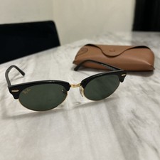 Ray-Ban Clubround RB4246 Sunglasses Black Round with Black Lenses, 51-19, 145mm