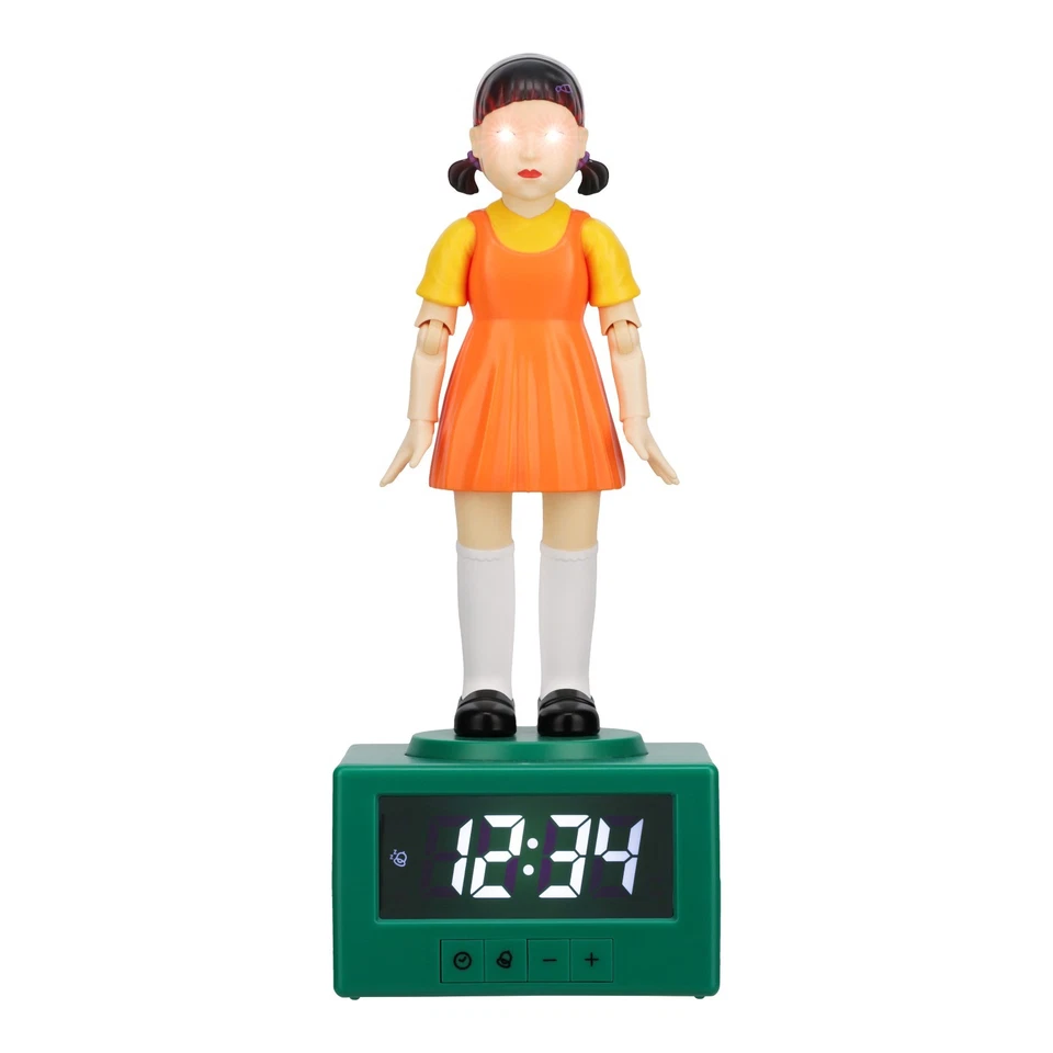 Paladone Wecker Squid Game Doll Wecker Offiziell Netflix Lizenziertes Licht - Bild 2 von 4