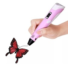 Pluma de impresión 3D Pantalla LED 6 colores PLA Filamento Set Regalo para niños Pluma de dibujo 3D