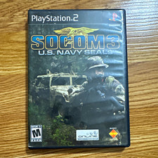 sony computer entertainment socom 3 u.s. navy seals ps2 shooter m manual ntsc