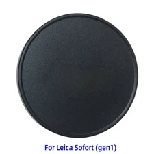 Camera Metal Front Lens Cap Protector Cover Lid for Leica Sofort Gen1 Black