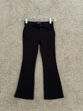 Girls Black Flare Pants 6X/7