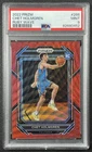 CHET HOLMGREN PSA 9 2022-23 PANINI PRIZM #266 ROOKIE RC PRIZMS RUBY WAVE THUNDER