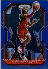 2021 Panini Prizm WNBA Prizms Blue #49 Chennedy Carter /149 - BSK