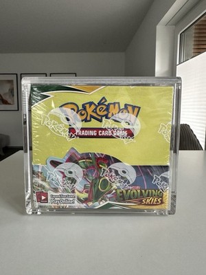 Pokemon TCG / Evolving Skies Display / Englisch / OVP / Sealed / +Acryl Case