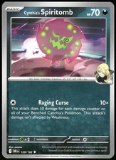 Cynthia's Spiritomb 129/182 Destined Rivals Pokemon Card 2025 Near Mint