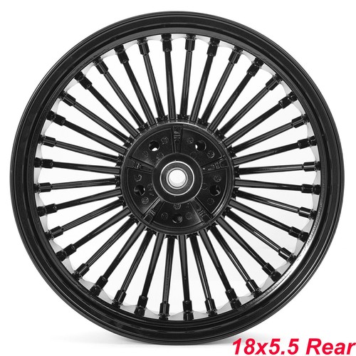 Fat Spoke Wheels 21X3.5 18X5.5 for Harley Touring Road Glide Custom FLTRX 09-UP - Picture 5 of 11