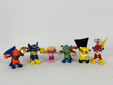 PAW Patrol Super Hero Pups Lot 6 Figures Capes Action Packs Chase Skye Marshall