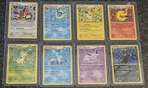 Pokémon Eeveelution BW Black Star Promos Holo Full Set