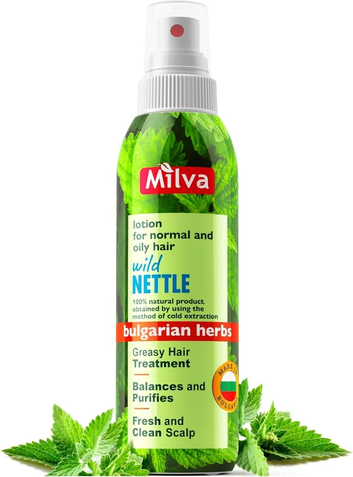 Milva Brennnesselshampoo für fettiges Haar - 500 ml Natural Balancing Shampoo für fettiges - Bild 2 von 4