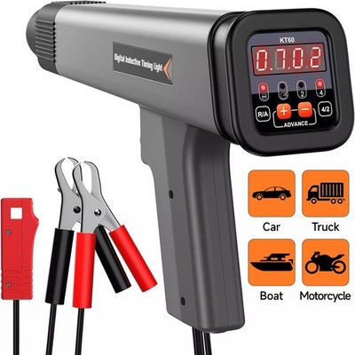 12V KZYEE Digital Timing Light Car Ignition Timing Light Strobe Lamp Detector