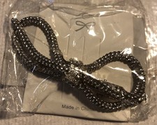 Rhinestone Hair Clip For Styling Crystal Bowknot Alligator Clip