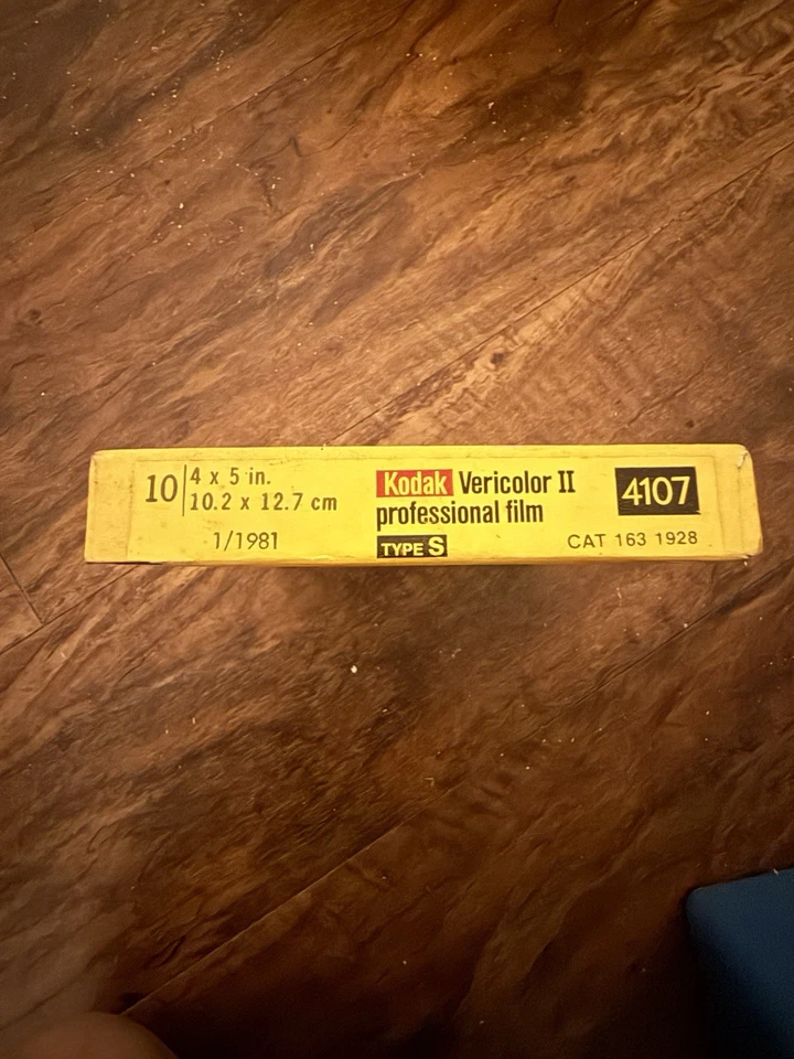 10 Sheets of Kodak Vericolor II Professional Type S Film 4 x 5 Sealed 4107 - Image 3 of 3
