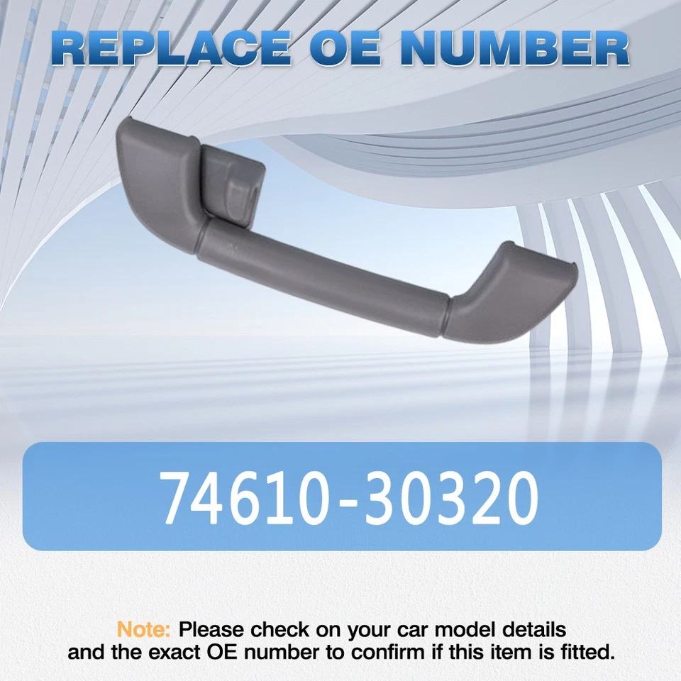 Inner Roof Pull Handle Rear Right 74610-30320 Grey For Toyota Camry 2006-2011 - Image 4 of 4