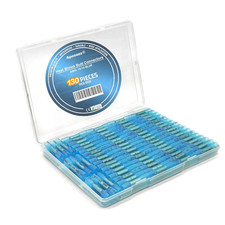 130PCS Blue Heat Shrink Butt Connectors Tinned Red Copper 0.7Mm, Premium Water