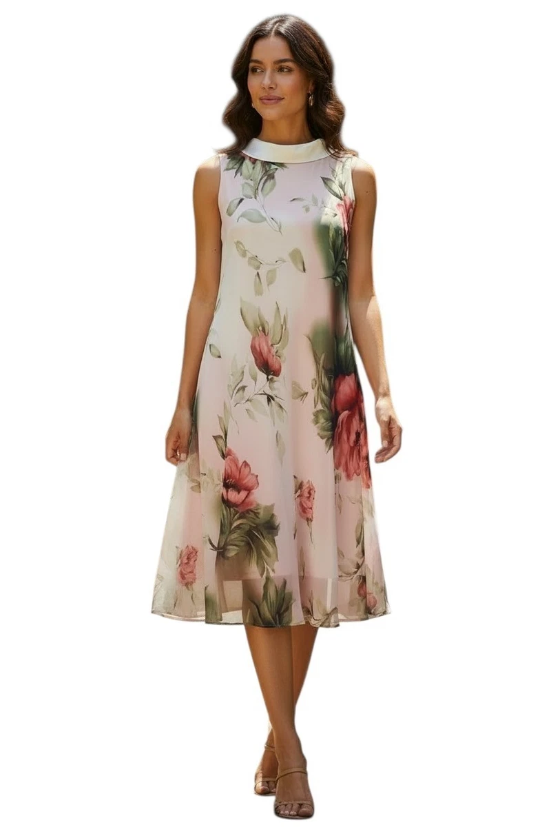 slny fashions new york dresses SL Fashions Floral High-Low Maxi Dress