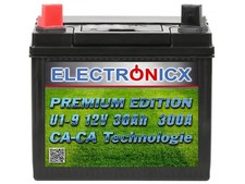 Electronicx U1(9) 30AH 300A(EN) Green Power Tagliaerba con sedile e attrezzi da giardino