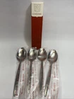 Coventry Stainless BOUQUET Japan Set Of 4 Soup Spoons NEW IN BOX!