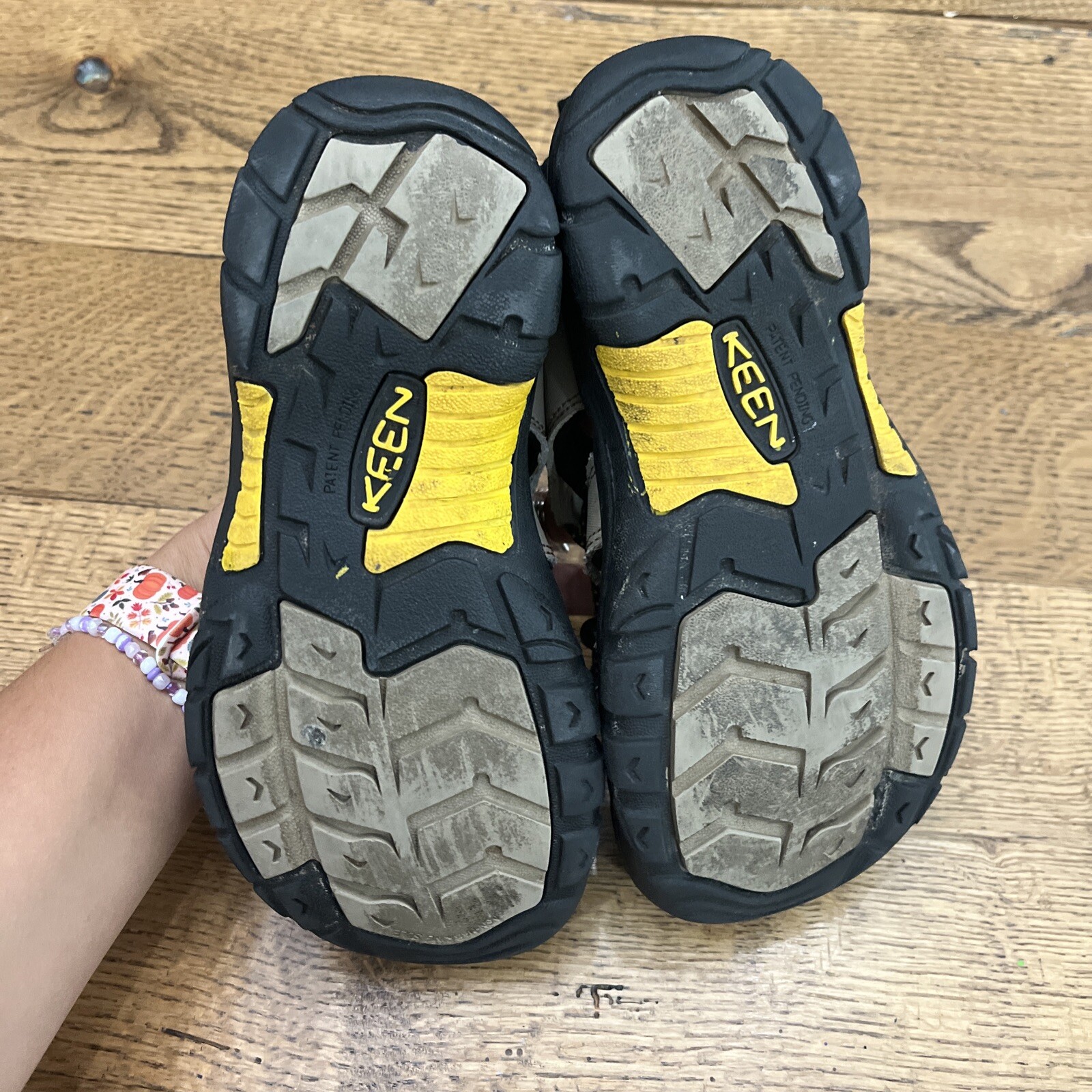 Scarpe da trekking impermeabili Keen per bambini marrone nero taglia bambini 3