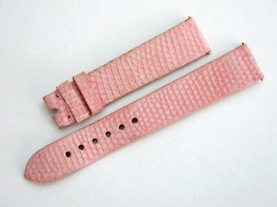 Van Cleef & Arpels Pink Lizard Strap 16mm by 14mm OEM New !