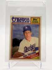1988 Topps Revco Orel Hershiser Baseball Card #12 Mint FREE SHIPPING