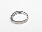 Estate  Sterling Silver Wave Diamond Band Size 7 — photo 6