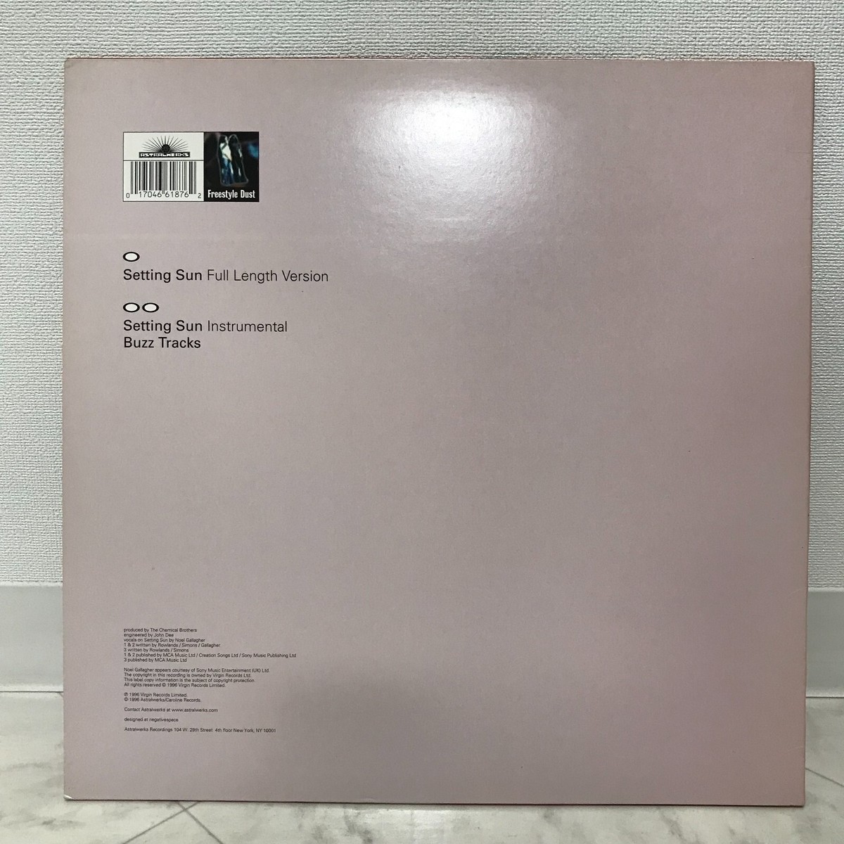 The Chemical Brothers/Setting Sun レコード レコード12インチ】chemical brothers