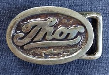 RARE Vintage Thor Motorcycles Brass Indian Motorcycles Belt Buckle
