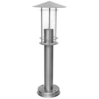 AußEnleuchte Sockelleuchte Edelstahl Glas HöHe 50Cm IP44 E27 230V Max.60W Eglo
