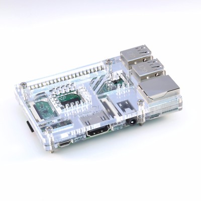 Mirrored Finish & Clear Acrylic Case for Raspberry Pi 3 Model B VaultPi