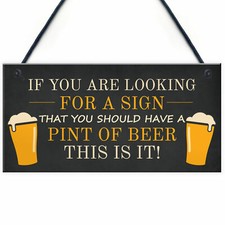 Novelty Bar Signs Hanging Door Wall Sign Home Bar Pub Plaque Beer Sign Gift