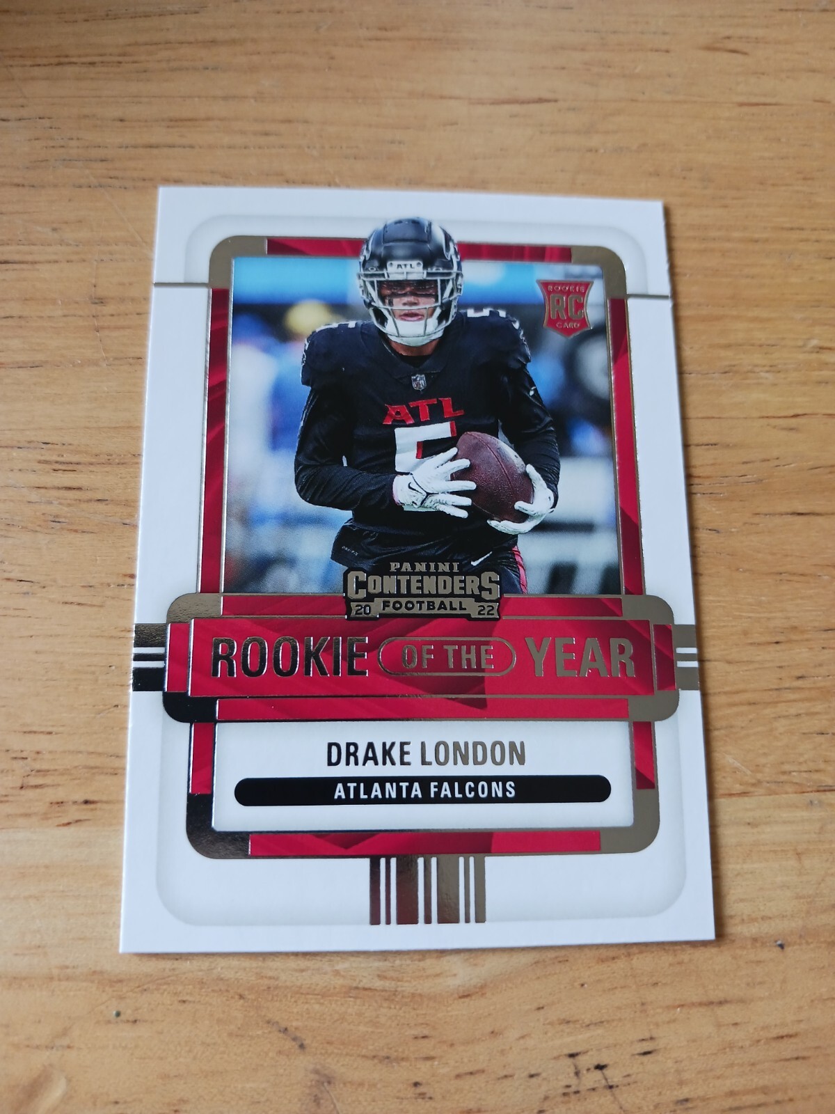 2022 Panini Contenders #ROY-DLO Drake London Rookie of the Year Contenders